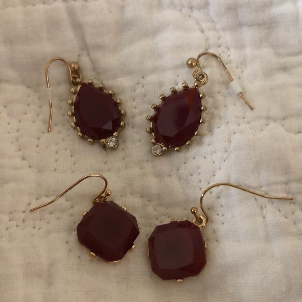 Maroon earring bundle Texas A&M